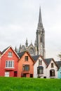 Terraced houses. Cobh, Ireland Royalty Free Stock Photo