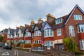 Terraced houses Torquay town United Kingdom