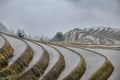 The terraced paddy fields in Guangxi Zhuang Autonomous Region in China