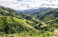 Terraced rice field in water season in Banaue, Philippines