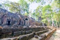 Terraced ruins of Ta Nei, Siem Reap Cambodia