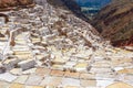 Salineras de Maras in Cusco Region, Peru Royalty Free Stock Photo