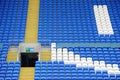 Terraced stadium seating Royalty Free Stock Photo