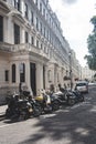 Terraced townhouses on Devonshire Terrace near Cleveland Square, London