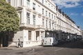 Terraced townhouses on Devonshire Terrace near Cleveland Square, London