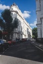Terraced townhouses on Lancaster Gate in Bayswater, London