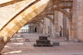 Terraces of the Cathedral of Santa Maria of Palma, also known as La Seu. Palma, Majorca, Spain Royalty Free Stock Photo