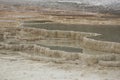 Terraces of geothermal pools at Mammoth Hot Springs, Yellowstone