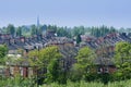 Terraces of houses near the city centre of Stoke on Trent Royalty Free Stock Photo