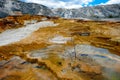 Terraces at Mammoth Hot Spring, Yellowstone National Park Royalty Free Stock Photo