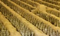 Miniature reproduction of the terracotta army, oct shenzhen, china. 