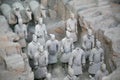 The Terracotta Army the first Emperor of China Royalty Free Stock Photo