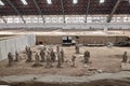 Terracotta Army Soldiers Horses repair work area