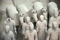 Terracotta Army Soldiers Horses, Xian China Travel Royalty Free Stock Photo