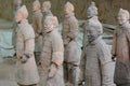 Terracotta army. Xi'An. Shaanxi province. China Royalty Free Stock Photo