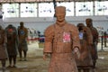 Terracotta army. Xi'An. Shaanxi province. China Royalty Free Stock Photo