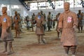 Terracotta army. Xi'An. Shaanxi province. China Royalty Free Stock Photo