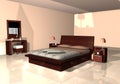Terracotta bedroom