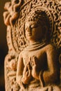 Terracotta Buddha statue