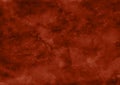 Terracotta coloured watercolour texture background