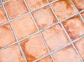 Terracotta flooring Royalty Free Stock Photo