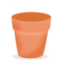 terracotta flower pot Royalty Free Stock Photo