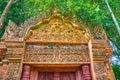 The terracotta gate of Baan Phor Liang Meun Terracotta Arts hotel, on May 4 in Chiang Mai, Thailand