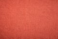 Terracotta linen canvas, woven textured background