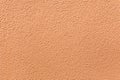 Terracotta painted stucco wall. Royalty Free Stock Photo