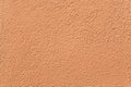 Terracotta painted stucco wall. Royalty Free Stock Photo