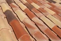 Terracotta roof tiles Royalty Free Stock Photo