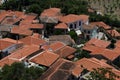 The coastal village of Molyvos on Lesvos Island in Greece. Royalty Free Stock Photo