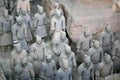 Terracotta sculptures depicting the armies of Qin Shi Huang, the first Emperor of China