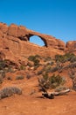 Terracotta Skyline Arch in Arches National Park Royalty Free Stock Photo