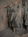 Terracotta soldier, Qin dynasty of the terracotta army at Sian, Xian, China, Asia Royalty Free Stock Photo