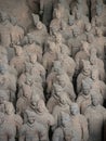 Qin dynasty, terracotta warriors tomb of first emporer stock photography Shaanxi, Xian, China Royalty Free Stock Photo