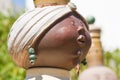 Terracotta statue. Royalty Free Stock Photo