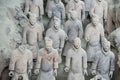 Terracotta warriors, Xian, China. Terracotta army, Xi'an Royalty Free Stock Photo