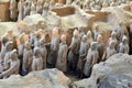 Terracotta Warriors of Qin Shi Huang, Xian, Shaanxi, China Royalty Free Stock Photo