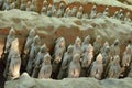 Terracotta Warriors of Qin Shi Huang, Xian, Shaanxi, China Royalty Free Stock Photo