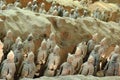 Terracotta Warriors of Qin Shi Huang, Xian, Shaanxi, China Royalty Free Stock Photo