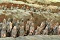 Terracotta Warriors of Qin Shi Huang, Xian, Shaanxi, China Royalty Free Stock Photo