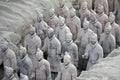 Terracotta warriors, China Royalty Free Stock Photo