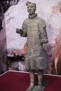 The Terracotta Warriors of terracotta statues depicting the warrior figures of China's Qin Dynasty emperor, Qin