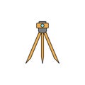 terrain gauge outline color icon