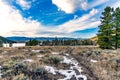 Hiking on the trails in the Rocky Mountains National Park in Grand Lake, Colorado.