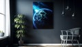 Terran in the Vastness of Space: A Realistic 3D Rendering of Planet Earth, Made with Generative AI