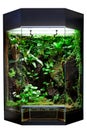 Terrarium for tropical rainforest pet Royalty Free Stock Photo