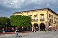 Terrasse and pedestrian street at San Miguel, Mexico