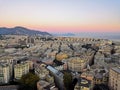 Landscape of Genova from top